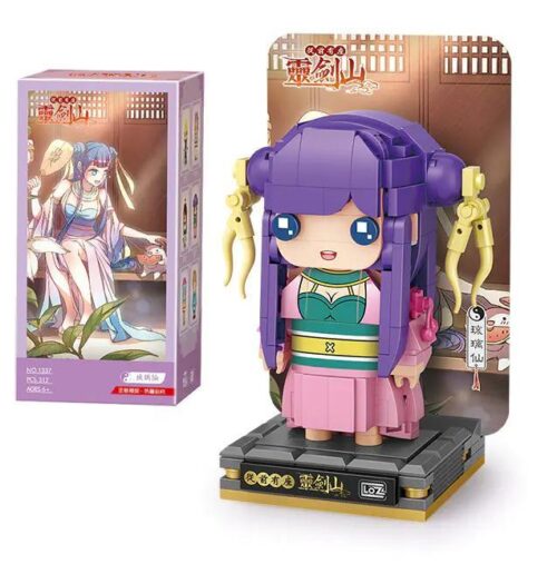 Bộ lắp ghép Lưu Ly Tiên LOZ 1337, đồ chơi mô hình nhân vật anime phong cách BrickHeadz cho bé gái 6 tuổi, giá rẻ.