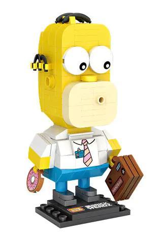Bộ lắp ghép LOZ 1467 Homer Simpson Nhân Viên Văn Phòng độc đáo, đồ chơi mô hình cho bé trai 6 tuổi, giá tốt