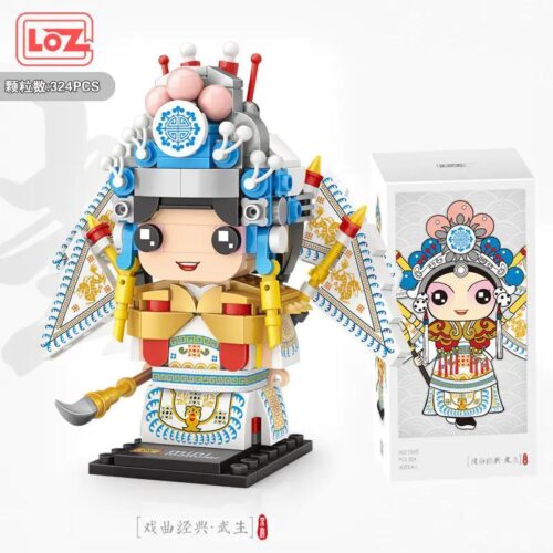 bộ lắp ghép Mô hình Kinh Kịch Võ Sinh LOZ 1542, đồ chơi mô hình văn hóa cho bé trai 6 tuổi, giá tốt