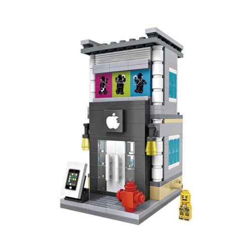 bộ lắp ghép Cửa hàng điện thoại LOZ 1603, mô hình mini block cho bé 6 tuổi, giá rẻ