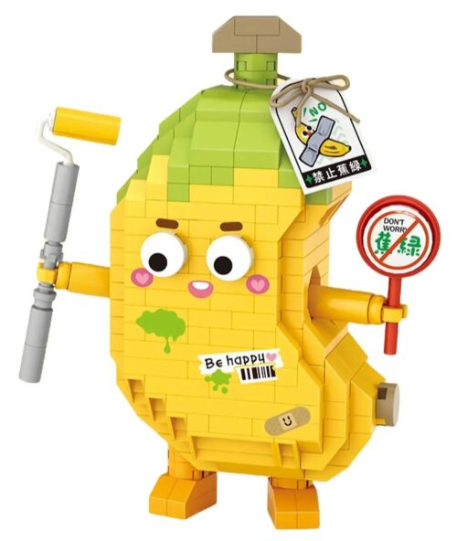 Mô hình chuối cấm lo âu LOZ 8820, bộ đồ chơi lắp ghép chuối vui vẻ, đồ chơi mô hình chuối dễ thương, phù hợp cho thanh niên 14 tuổi, giá tốt