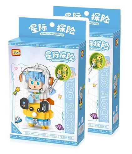 Bộ đồ chơi LOZ 8827 Phi hành gia nhí khám phá vũ trụ giá tốt cho bé trai 14 tuổi, chất lượng cao