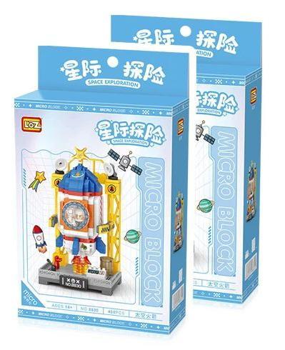 Bộ lắp ghép LOZ 8830 Tên lửa Không gian, đồ chơi mô hình Tên lửa Khám phá Vũ trụ, cho thanh niên 14 tuổi, giá tốt
