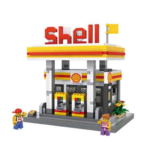 Bộ lắp ghép Trạm xăng Shell LOZ 9033
