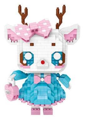 Bộ lắp ghép Hươu Con Dễ Thương LOZ 9215, đồ chơi mô hình nanoblock siêu nhỏ 910 mảnh ghép, phù hợp cho bé gái 6 tuổi, giá tốt.