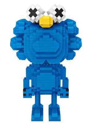 bộ lắp ghép Mô hình KAWS Xanh LOZ 9219, đồ chơi mô hình KAWS Xanh cho bé trai, bé gái 14 tuổi, giá tốt, chất lượng cao, thiết kế độc đáo