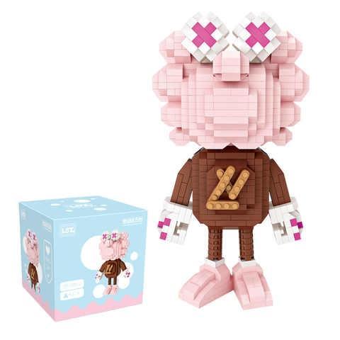 Bộ lắp ghép Mô hình KAWS LOZ 9229 độc đáo, 730 mảnh ghép siêu nhỏ, chất lượng cao, phù hợp cho bé trai và bé gái 6 tuổi trở lên, giá tốt.