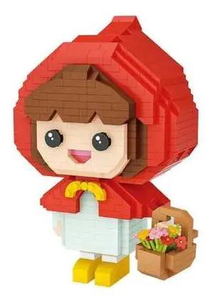bộ lắp ghép Cô bé quàng khăn đỏ LOZ 9247, đồ chơi mô hình Nanoblock cho bé gái 6 tuổi, giá tốt