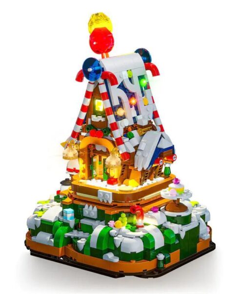 Mô hình Ngôi nhà Kẹo Giáng Sinh Lumibricks F9009