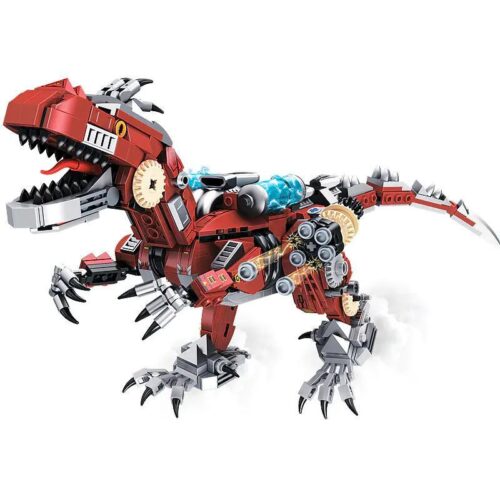 LWCK 60036 Khủng Long Bạo Chúa Biến Hình 3 trong 1, đồ chơi lắp ráp Robot Khủng Long Bạo Chúa cho bé trai 6 tuổi, lắp được 3 kiểu độc đáo