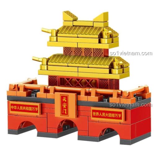 đồ chơi mô hình Thiên An Môn LWCK 60040, mô hình chi tiết, đồ chơi giáo dục cho trẻ 6 tuổi, giá rẻ