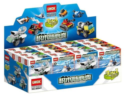 Bộ đồ chơi LWCK 60041 Biến Hình 8 Kiểu, hộp sản phẩm đa dạng cho bé trai 6 tuổi, giá tốt.