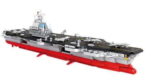 Bộ lắp ghép Tàu Sân Bay 003 Phúc Kiến LWCK 90065, đồ chơi mô hình quân sự cho bé trai 6 tuổi, giá tốt