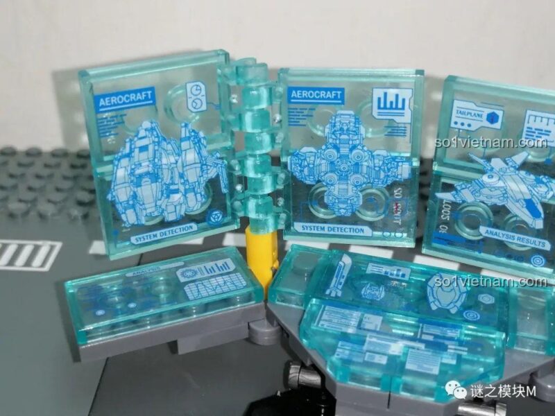 Bàn máy tính công nghệ cao LY 76028, đồ chơi mô hình Căn Cứ Siêu Anh Hùng, phát triển tư duy logic