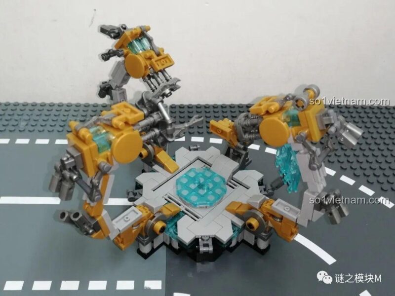 Bàn tháo lắp giáp Iron Man LY 76028, chi tiết cơ khí hoạt động, đồ chơi lắp ráp cho bé trai