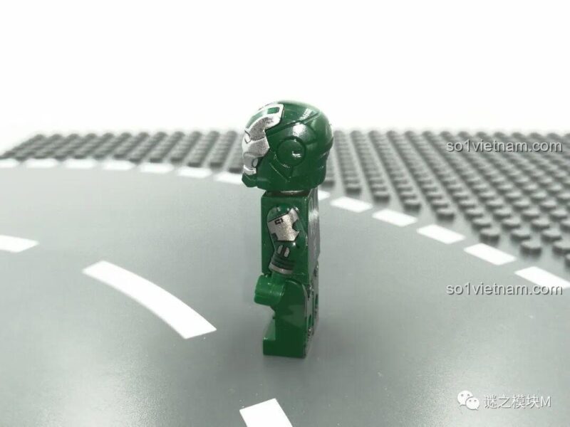 Minifigure Iron Man MK26 LY 76028, giáp xanh lá độc đáo, bộ lắp ghép Mecha Iron Man