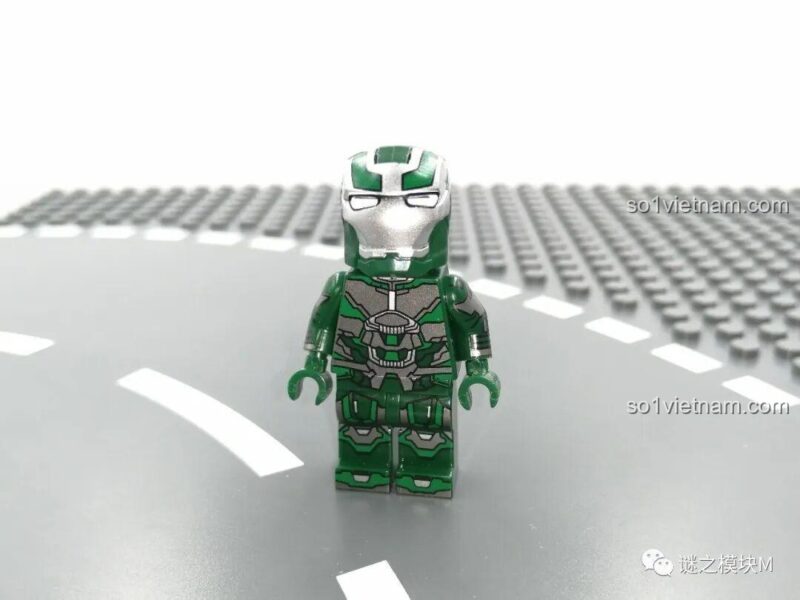 Minifigure Iron Man MK36 LY 76028, giáp đỏ vàng mạnh mẽ, đồ chơi mô hình Căn Cứ Siêu Anh Hùng