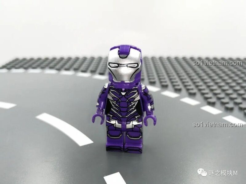 Minifigure Pepper Potts LY 76028, nhân vật nữ mạnh mẽ, bộ lắp ghép Đại Hộ Vệ Thép Anh Hùng