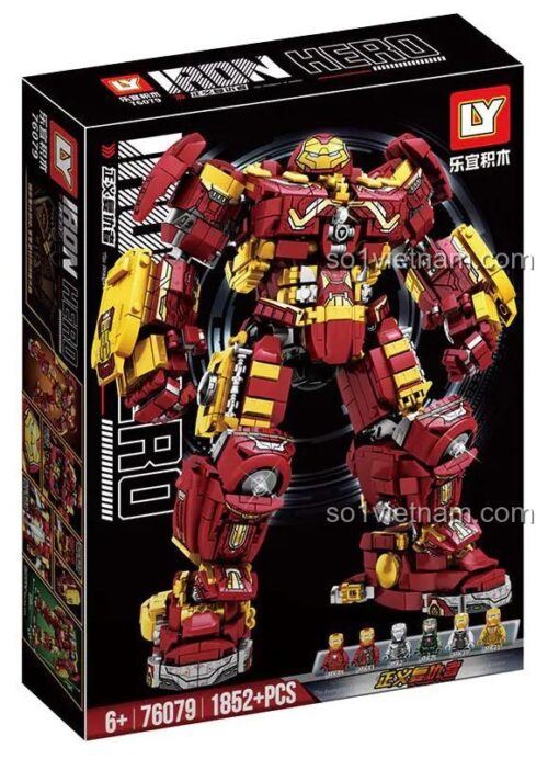 Hộp sản phẩm Iron Man Hulkbuster LY 76079