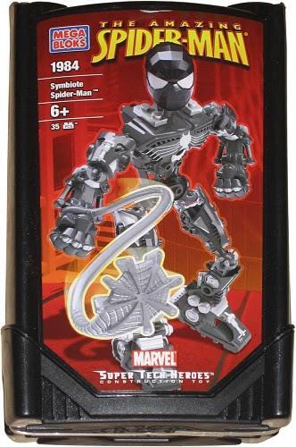 Mega Bloks 1984 Symbiote Spider-Man Super Tech Hero bộ đồ chơi