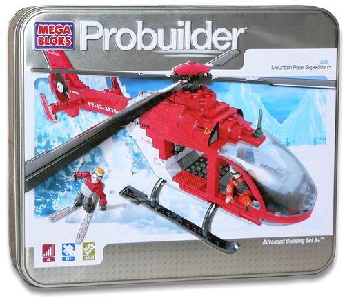 Bộ đồ chơi Mega Bloks 3230 Trực thăng cứu hộ thám hiểm đỉnh núi 385 mảnh ghép cho bé trai 8 tuổi, giá tốt