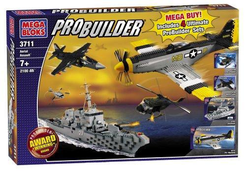 Bộ lắp ráp Mega Bloks 3711 Không Kích Toàn Diện, đồ chơi quân sự cho bé trai 7 tuổi, chất lượng cao, giá tốt