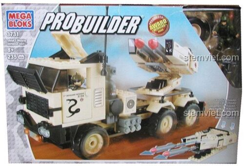 Hộp bộ đồ chơi Mega Bloks 3731 Đơn vị Phòng thủ Cơ động SNAKE, 235 mảnh ghép, cho bé trai 8 tuổi, giá rẻ