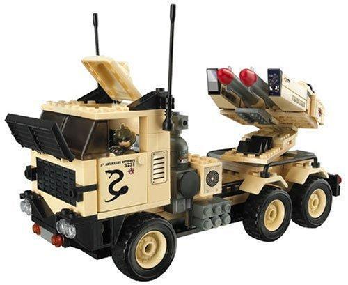 Bộ lắp ráp Mega Bloks 3731 Xe phòng thủ cơ động SNAKE cho bé trai 8 tuổi, chất lượng cao, giá tốt