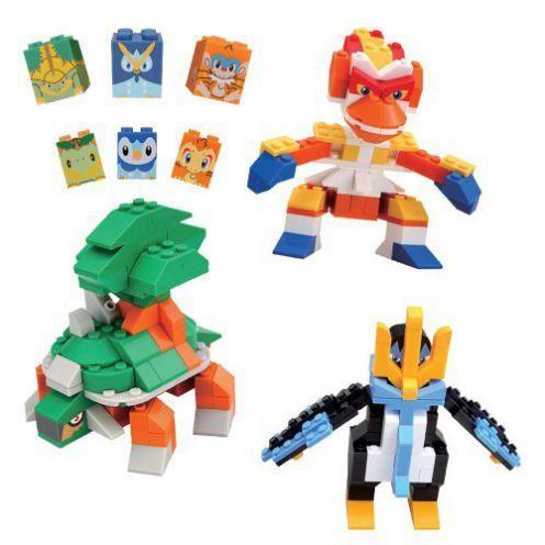 Bộ lắp ráp Pokemon Torterra, Infernape và Empoleon Mega Bloks 4243 cho bé trai 6 tuổi, đồ chơi mô hình chất lượng cao giá tốt