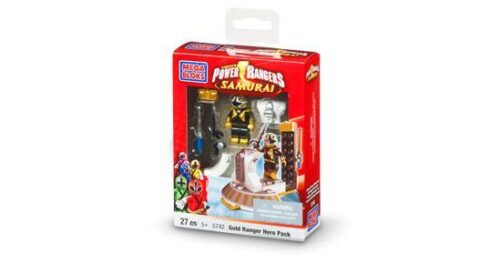 Hộp đồ chơi Mega Bloks Power Rangers Samurai 5742 Gold Ranger Hero Pack