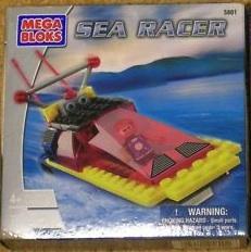 Bộ lắp ghép Mega Bloks 5801 Thuyền Đua Tốc Độ cho bé trai 6 tuổi, đồ chơi lắp ráp giá rẻ, mô hình thuyền đua tốc độ cao