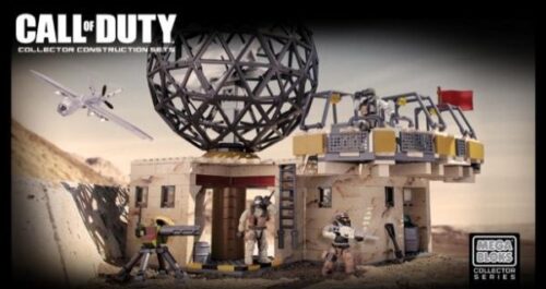 Bộ lắp ráp Trận địa Vòm Call of Duty Mega Bloks 6818, mô hình căn cứ quân sự sa mạc với 527 mảnh ghép, phù hợp cho con trai trên 12 tuổi.