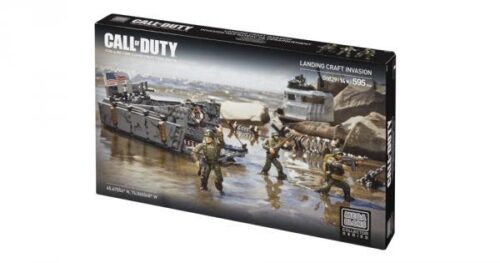 Hộp bộ lắp ráp Tàu đổ bộ Mega Bloks 6829 chủ đề Call of Duty, đồ chơi mô hình quân sự cho con trai 14 tuổi giá rẻ.