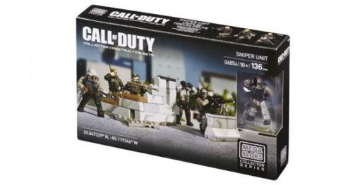Bộ lắp ghép Đơn vị lính bắn tỉa Mega Bloks 6854 tái hiện cảnh chiến đấu Call of Duty, phù hợp bé trai 10 tuổi, giá tốt.