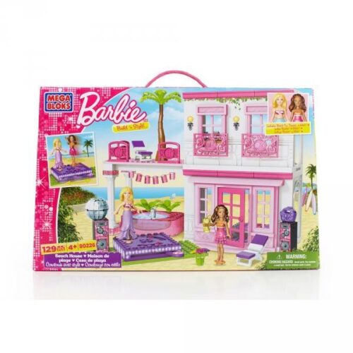 Bộ lắp ghép Ngôi nhà bãi biển Barbie Mega Bloks 80226 cho bé gái 4 tuổi, đồ chơi lắp ghép chất lượng cao giá tốt, mô tả chi tiết hộp sản phẩm.