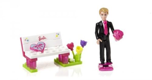 Bộ lắp ghép Ken Barbie Mega Bloks 80239 cho bé gái 4 tuổi, đồ chơi lắp ghép Ken và ghế công viên giá tốt