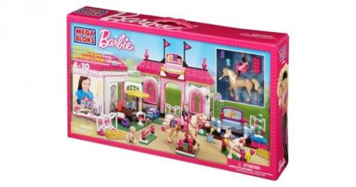 Bộ đồ chơi Mega Bloks 80246 Chuồng Ngựa Barbie cho bé gái 4 tuổi, chất lượng cao, giá tốt
