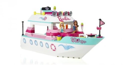 Bộ lắp ghép Mega Bloks 80253 Du thuyền Barbie sang trọng, đồ chơi mô hình cho bé gái 0 tuổi, chất lượng cao, giá tốt.