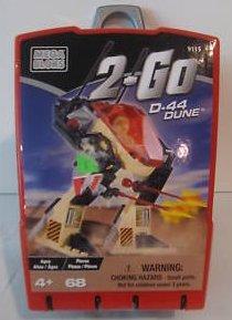 Hộp sản phẩm bộ lắp ghép Robot Cồn Cát D-44 Mega Bloks 9115, đồ chơi cho bé trai 4 tuổi, chất lượng cao giá rẻ.