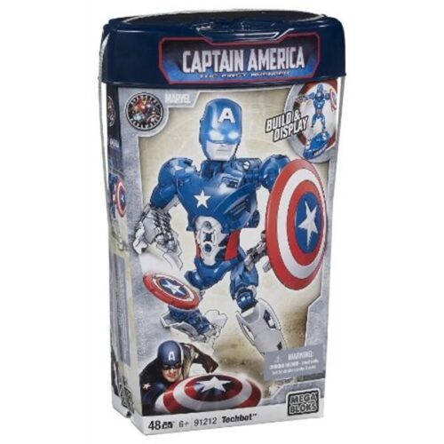 Captain America Techbot Mega Bloks 91212 bộ đồ chơi lắp ráp cho bé trai 6 tuổi