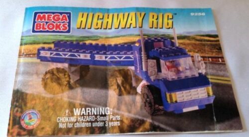 Bộ lắp ghép Xe Đầu Kéo Mega Bloks 9256, đồ chơi mô hình xe tải hạng nặng cho bé trai 6 tuổi, giá rẻ.