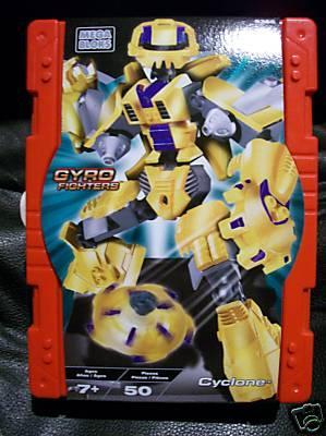 Bộ đồ chơi Mega Bloks 9366 Robot Chiến Binh Xoáy Cyclone màu vàng đỏ tím xám, đồ chơi lắp ráp cho bé trai 7 tuổi, giá tốt.