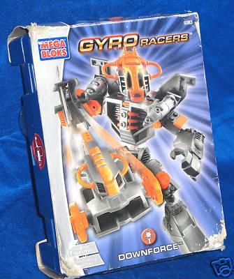 Bộ lắp ráp Mega Bloks 9383 Robot Chiến Binh Gyro Racers Downforce 45 mảnh cho bé trai 8 tuổi giá tốt