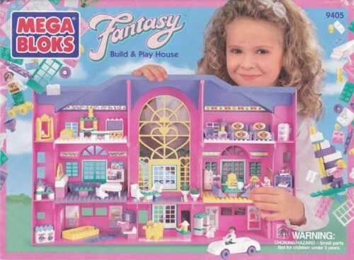 Bộ lắp ghép Ngôi nhà búp bê Ngôi nhà mơ ước Mega Bloks 9405 cho bé gái 6 tuổi, đồ chơi xây dựng chất lượng cao giúp phát triển tư duy sáng tạo.