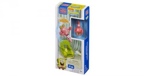 Bộ đồ chơi Patrick Star Mega Bloks 94629 chính hãng, giá rẻ cho bé trai 5 tuổi. Mô hình nhân vật Patrick Tinh Nghịch và chiếc ghế bành.