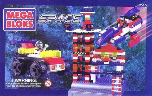 Bộ lắp ghép Căn cứ không gian Mega Bloks 9515, đồ chơi xếp hình chủ đề vũ trụ cho bé trai 6 tuổi, giá rẻ.