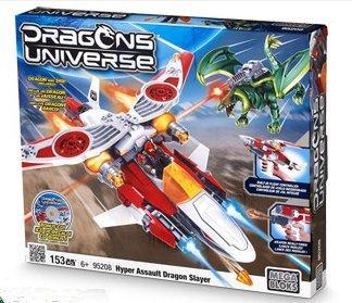 Bộ lắp ghép Mega Bloks 95208 Máy Bay Chiến Đấu Kẻ Diệt Rồng Siêu Tấn Công cho bé trai 6 tuổi, đồ chơi lắp ráp chất lượng cao giá tốt.