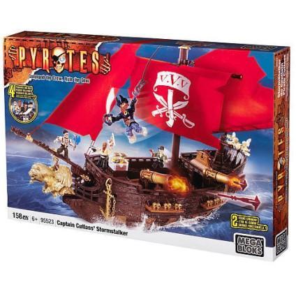 Bộ lắp ghép Tàu hải tặc Mega Bloks 95523 Captain Cutlass Stormstalker, đồ chơi lắp ráp cho bé trai 6 tuổi, giá tốt.