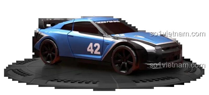 Mega Bloks 95704 Nissan GTR Mô Hình 3D