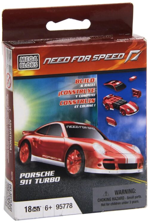 Hộp sản phẩm Mega Bloks 95778 Porsche 911 Turbo